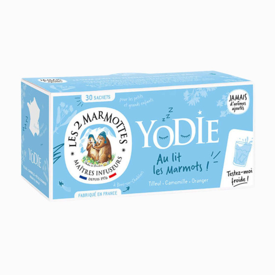 Infusion tilleul et camomille pour enfant Les 2 Marmottes - Made in France - Sans arômes ajoutés