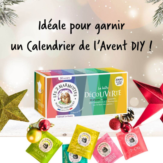 Comment fabriquer un calendrier de l'avent thé et tisane en DIY