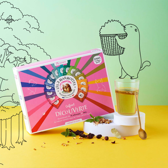 Coffret découverte tisanes made in france 75 sachets Coffret découverte tisanes made in france 75 sachets
