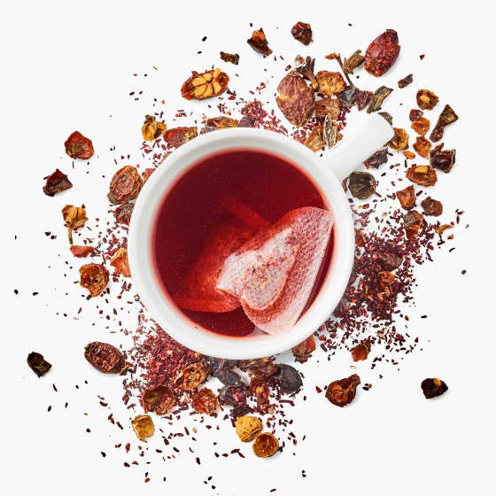 Rosehip & Hibiscus herbal tea