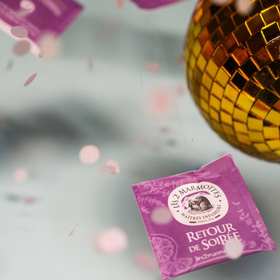 Infusion Retour de soirée, la tisane des lendemains de fête Infusion Retour de soirée, la tisane des lendemains de fête