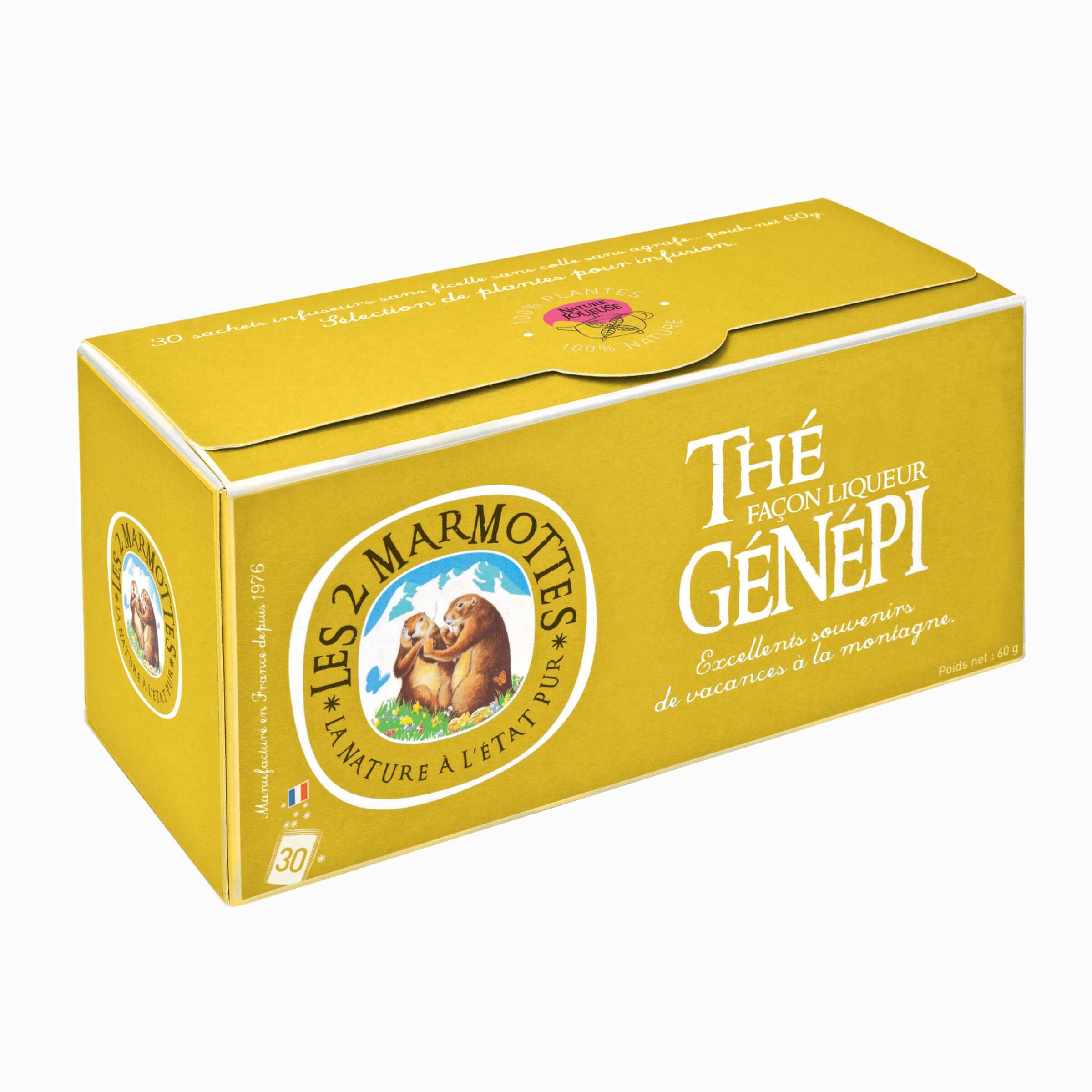 Le thé Génépi Les 2 Marmottes n'est plus commercialisée