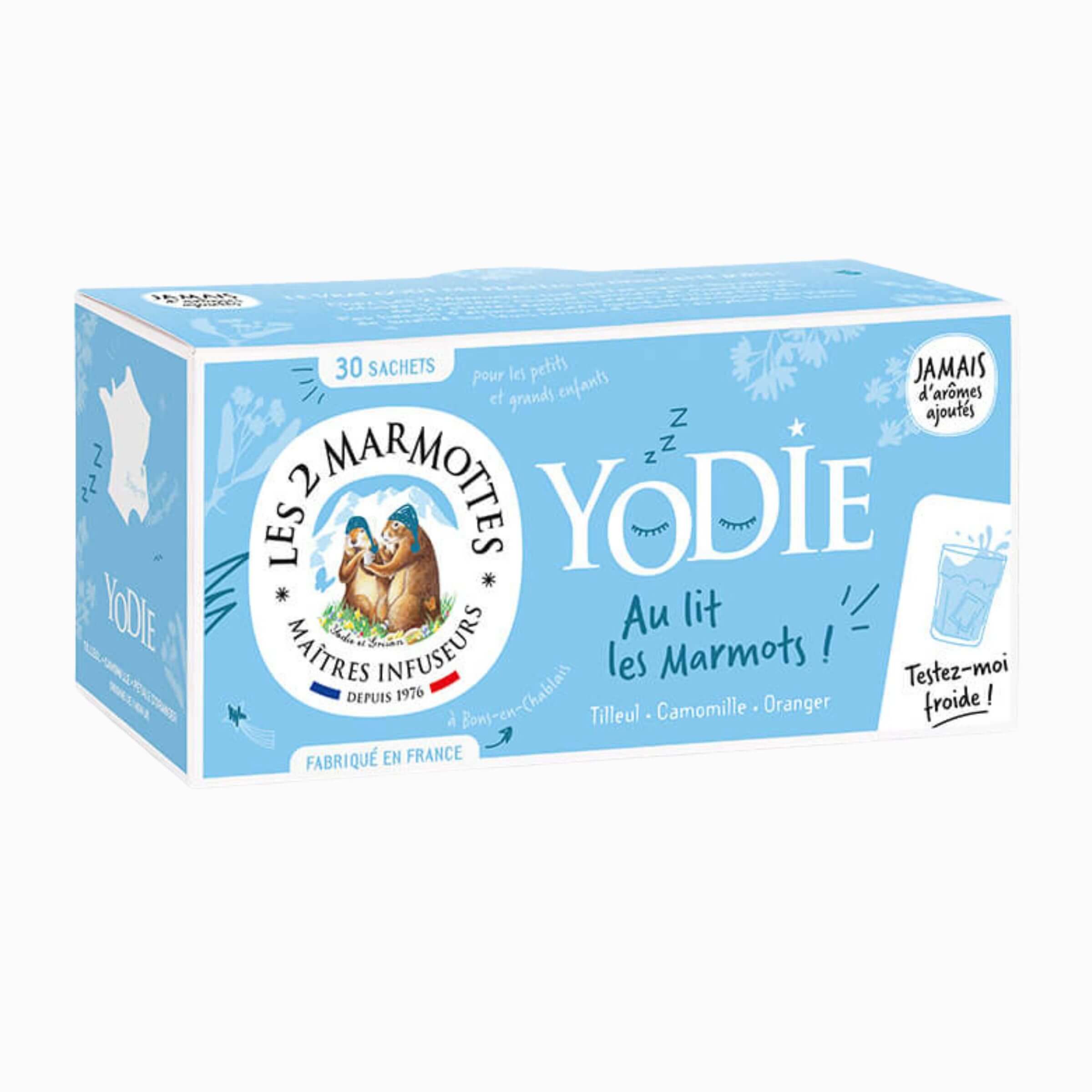 La tisane Yodie Les 2 Marmottes n'est plus commercialisée