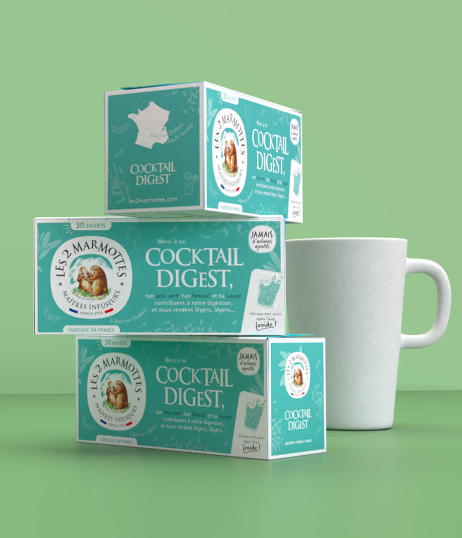 Tisane digestive avec de la sauge