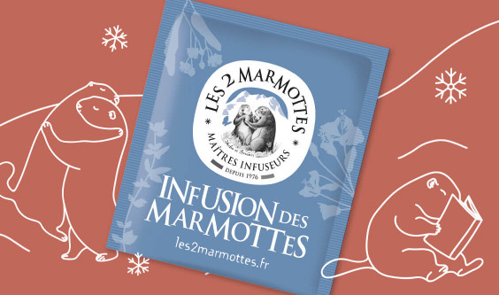  Les 2 Marmottes Infusion des Marmottes (x30) 48g : Grocery &  Gourmet Food