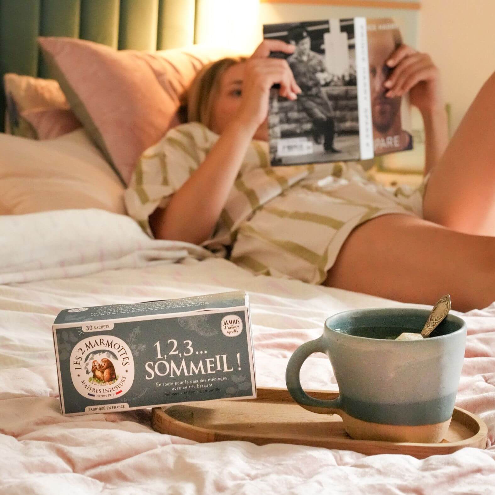 Tisane du soir 123 sommeil mélisse camomille citron